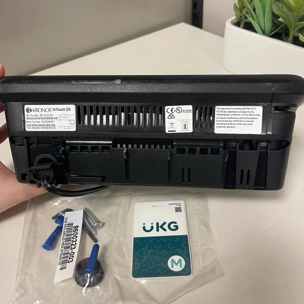 Kronos Intouch DX Timeclock - Picture 3 of 3